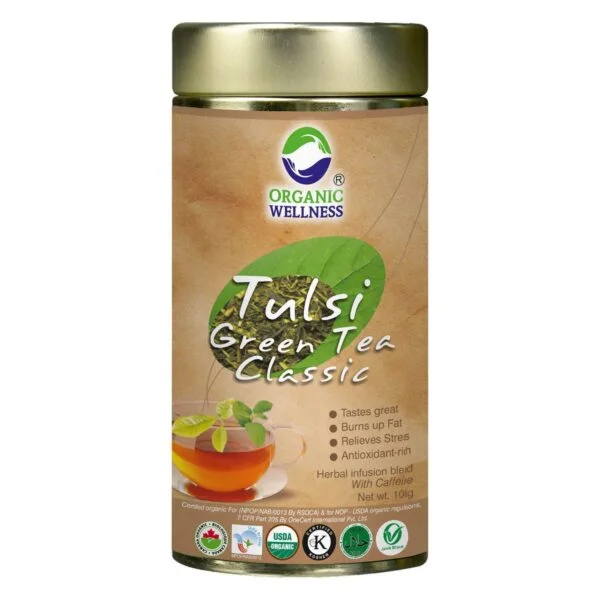 Tulsi Green Tea Classic Organic Tea Coffine free