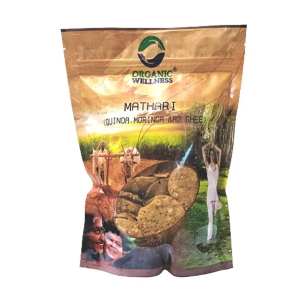 Multigrain Quinoa Mathri (Moringa and Desi Bilona Cow Ghee) 250 Gm